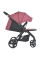Коляска детская ME 1053-3 DYNAMIC PRO Dusty Rose до 22 кг, прогулочная, регулировка.ручка, 3 пола, черн.рама