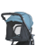 Коляска детская ME 1053-3 DYNAMIC PRO Arctic до 22 кг, прогулочная, регуль.ручка, 3 пола, черн.рама, мятный