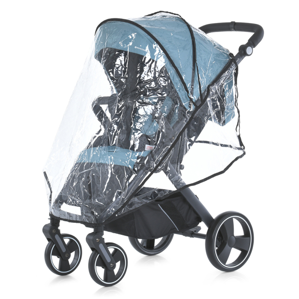 Коляска детская ME 1053-3 DYNAMIC PRO Arctic до 22 кг, прогулочная, регуль.ручка, 3 пола, черн.рама, мятный