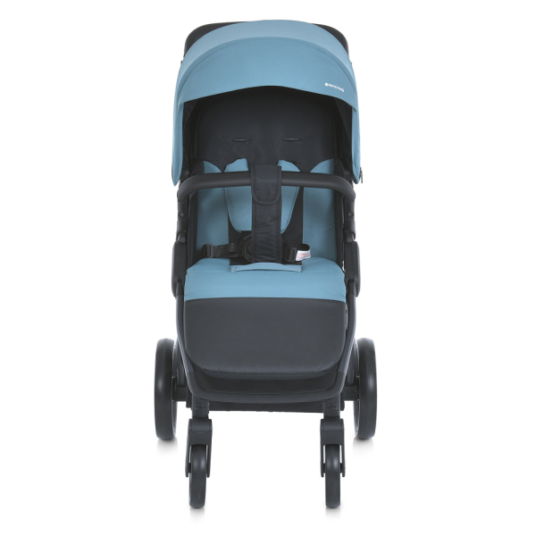 Коляска детская ME 1053-3 DYNAMIC PRO Arctic до 22 кг, прогулочная, регуль.ручка, 3 пола, черн.рама, мятный
