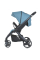 Коляска детская ME 1053-3 DYNAMIC PRO Arctic до 22 кг, прогулочная, регуль.ручка, 3 пола, черн.рама, мятный