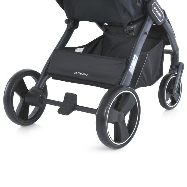 Коляска детская ME 1053-3 DYNAMIC PRO Arctic до 22 кг, прогулочная, регуль.ручка, 3 пола, черн.рама, мятный