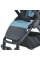 Коляска детская ME 1053-3 DYNAMIC PRO Arctic до 22 кг, прогулочная, регуль.ручка, 3 пола, черн.рама, мятный