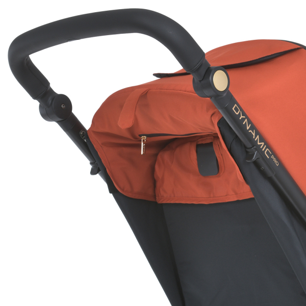 Коляска детская ME 1053-3 DYNAMIC PRO Redwood до 22 кг, прогулочная, регуль.ручка, 3 пола, черн.рама