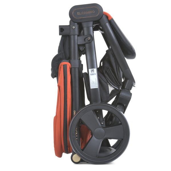 Коляска детская ME 1053-3 DYNAMIC PRO Redwood до 22 кг, прогулочная, регуль.ручка, 3 пола, черн.рама