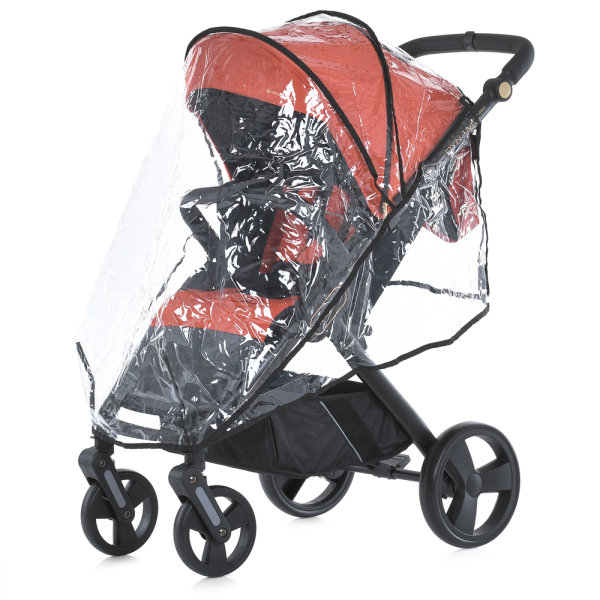 Коляска детская ME 1053-3 DYNAMIC PRO Redwood до 22 кг, прогулочная, регуль.ручка, 3 пола, черн.рама