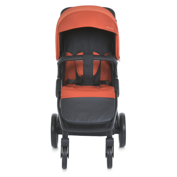 Коляска детская ME 1053-3 DYNAMIC PRO Redwood до 22 кг, прогулочная, регуль.ручка, 3 пола, черн.рама