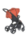 Коляска детская ME 1053-3 DYNAMIC PRO Redwood до 22 кг, прогулочная, регуль.ручка, 3 пола, черн.рама