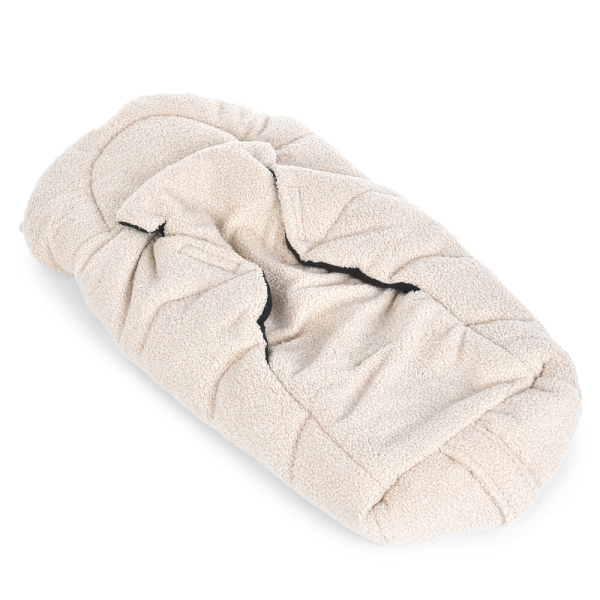 Универсальный зимний конверт в детскую коляску с ушками EL CAMINO ME 1132 Footmuff Teddy Bear Бежевый