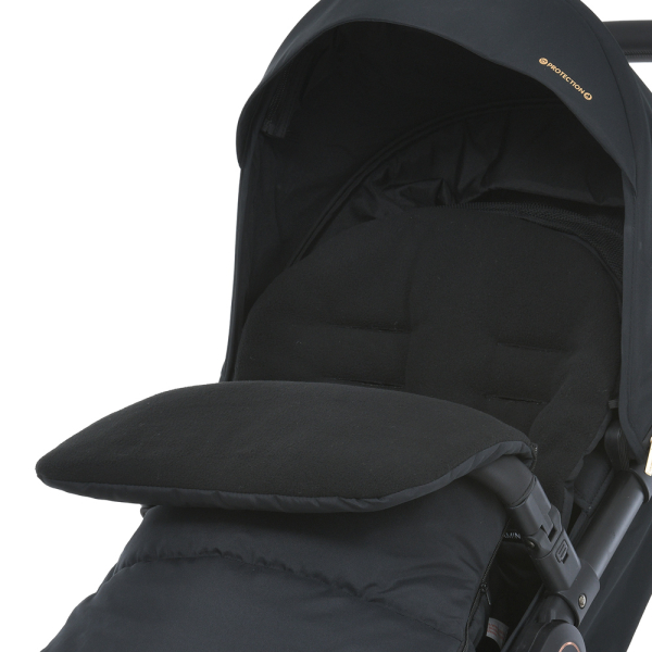 Водонепроницаемый конверт в детскую коляску с сумкой EL CAMINO ME 1130 Footmuff Plus Black Черный