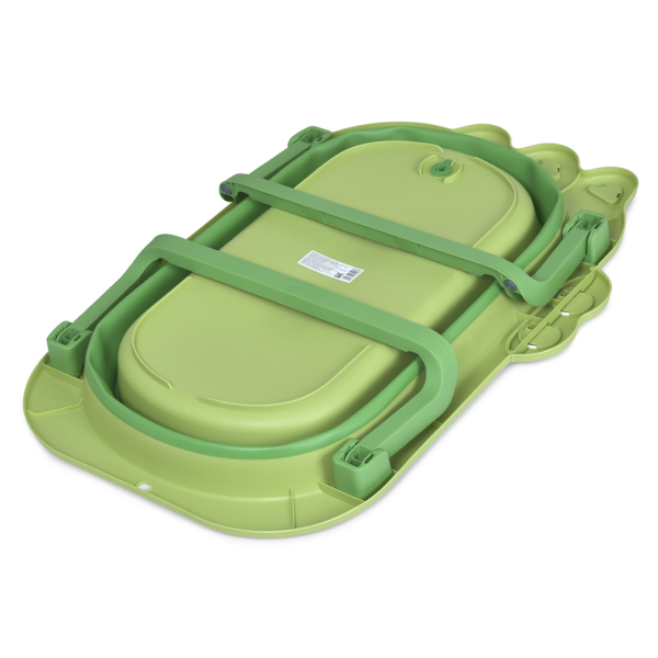 Ванночка ME 1141 CROCO Green детская, силикон, складная, 80*53,9*20,8, зеленый