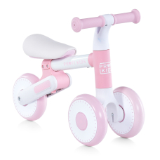 Детский складной беговел на трех колесах с регулировкой сиденья Profi Kids 6 MBB 1013-2 Бело-розовый