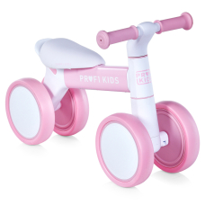 Детский беговел на четырёх колёсах с мягким сиденьем Profi Kids 7 дюймов MBB 1014-2 Розовый