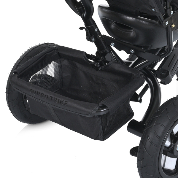 Велосипед трехколесный TURBOTRIKE MT 1006-1 черный надувные колеса