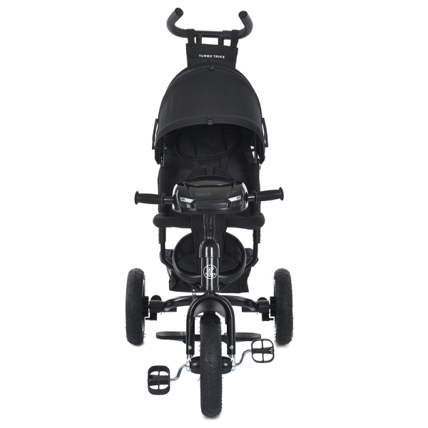 Велосипед трехколесный TURBOTRIKE MT 1006-1 черный надувные колеса
