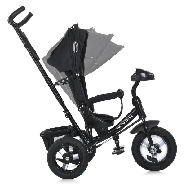 Велосипед трехколесный TURBOTRIKE MT 1006-1 черный надувные колеса
