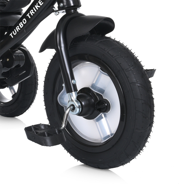 Велосипед трехколесный TURBOTRIKE MT 1006-1 черный надувные колеса