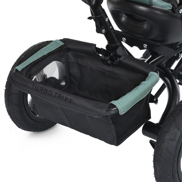 Велосипед трехколесный Turbo Trike MT-1006-3 мятный с родительской ручкой