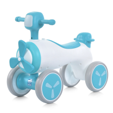 Детская каталка-толокар Самолет с подсветкой и музыкой Bambi M 5854E-5 Зеленый