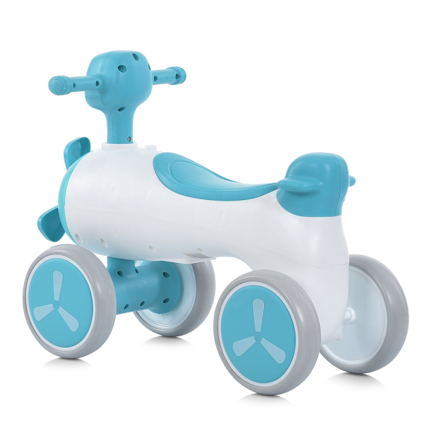 Детская каталка-толокар Самолет с подсветкой и музыкой Bambi M 5854E-5 Зеленый