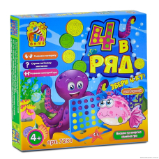 Настольная игра 7231 "4 в ряд" в коробке "4FUN Game Club"
