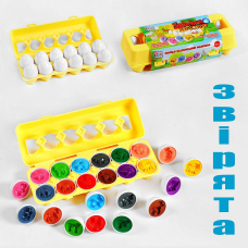 3D сортер "Звірята" 38882 "4FUN Game Club", "Яєчний лоток", 12 штук