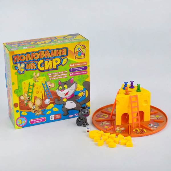 Настольная игра "Охота на сыр" 7235 "4FUN Game Club" "4FUN Game Club"
