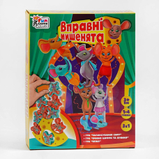 Гра "Вправні мишенята" 87231 "4FUN Game Club", балансир, вивчення цифр