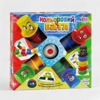 Гра “Кольоровий батл” 39402 "4FUN Game Club", 24 картки, 15 капелюхів, дзвінок