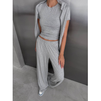 Жіноча трійка базова натуральна віскоза, колір меланж 42-46