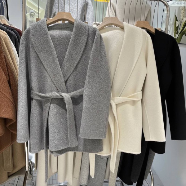 Жіноче пальто oversize кашемір, колір молочний 42-48