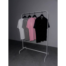 Жіноча футболка зі стразами, колір чорний oversize