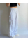 Жіночі штани oversize двонитка, колір чорний 42-48