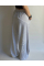 Жіночі штани oversize двонитка, колір чорний 42-48
