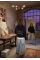 Жіноча худі oversize трьохнитка з стразами, колір чорний 42-48
