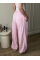 Жіночі штани з лампасами та мереживом, колір блакитний 42-46