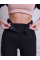 Жіночі лосини push-up з еластичної тканини, колір чорний S/M